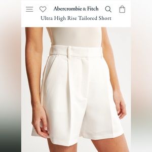 Abercrombie - Ultra High Rise Tailored Short